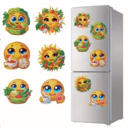 Magneter, 6-pack Smiley-Solar