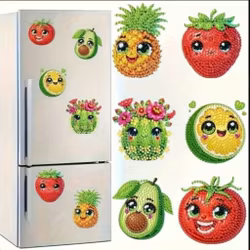 Magneter, 6-pack Frukt & Grönt
