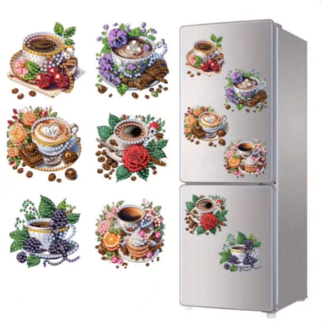 Magneter, 6-pack Kaffe