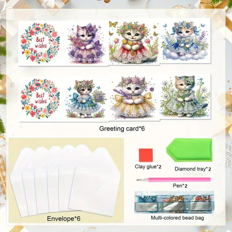 Kort, Kattprinsessor 6-pack