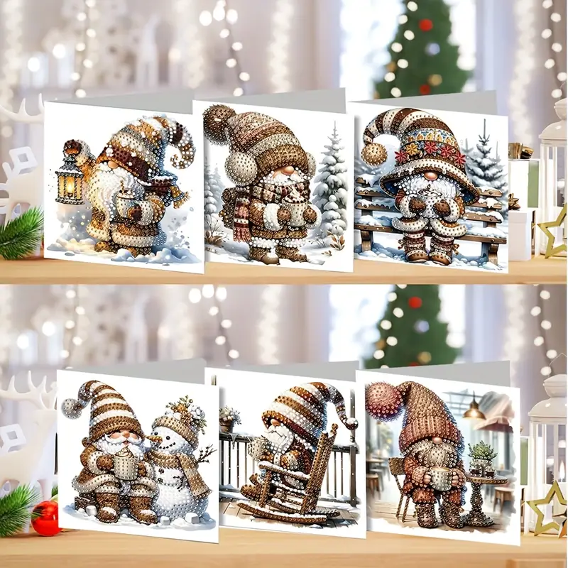 Julkort 6-pack, Nissar B