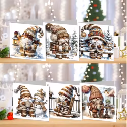 Julkort 6-pack, Nissar B