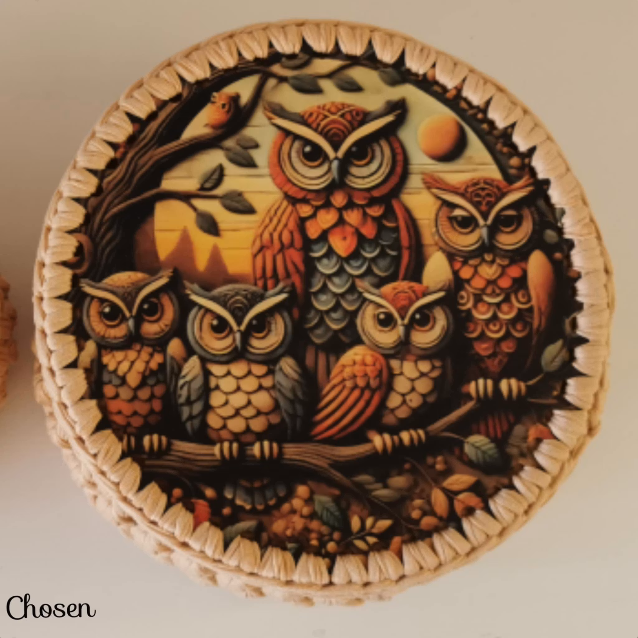 Korg, Ugglor 5, beige