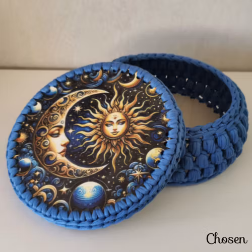 Korg, Sol & Måne, Blå