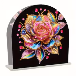 Brevställ / Servetthållare, Ros