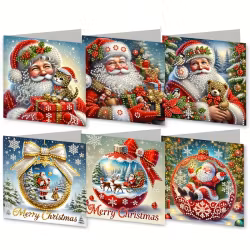 Julkort 6-pack, Tomtar B