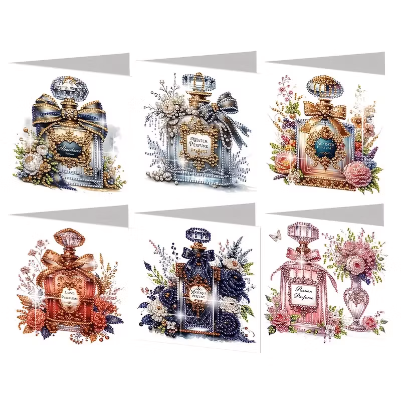 Kort 6-pack, Parfymflaskor