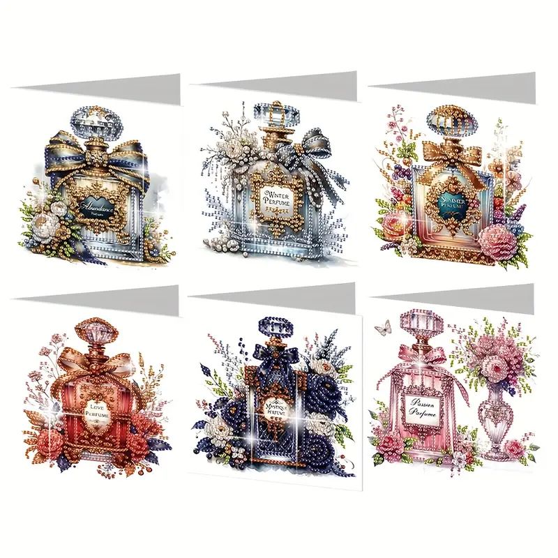 Kort 6-pack, Parfymflaskor