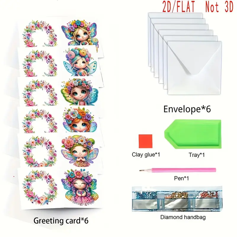 Kort 6-pack, Älvor 1