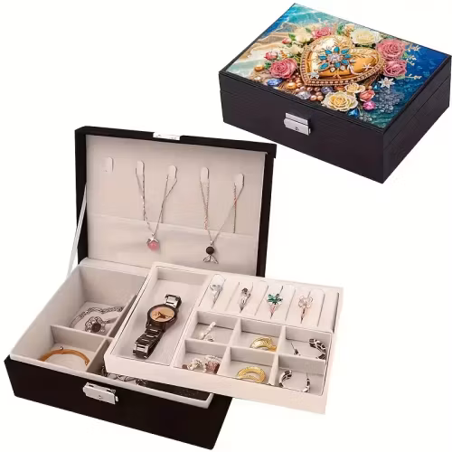 Smyckeskrin, Hjärta & Rosor