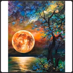 Moon is rising, 40x50 cm