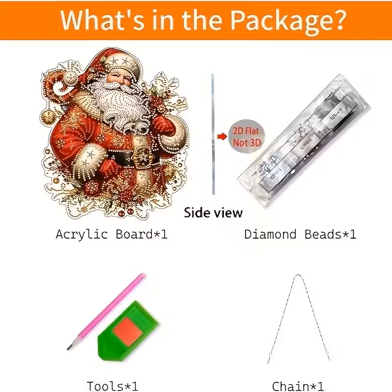 Vägghänge / vindspel / fönsterspel, Jultomte