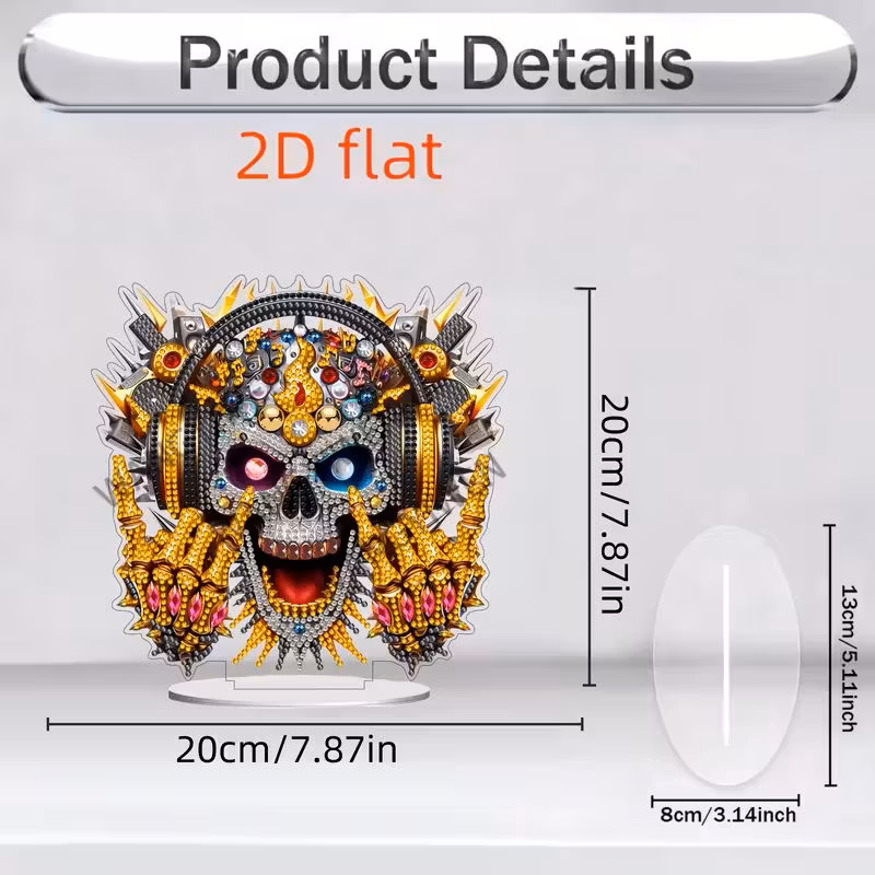 Bordsdekoration, Döskalle