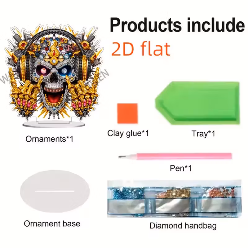 Bordsdekoration, Döskalle