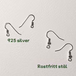 Örhängeskrokar 925 Silver
