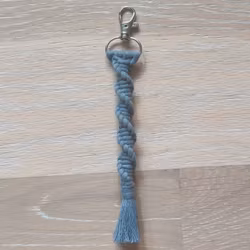 Makraményckelring spiral Steel