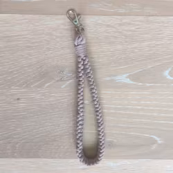 Makraményckelband Mauve