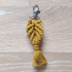 Makraményckelring sjöjungfrufena Spicy yellow