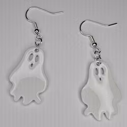 Halloween-örhängen med vita spöken 2