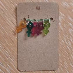 Stickmarkörer småberlocker kvinnosymboler 5-pack