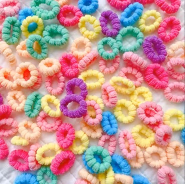 Hårstrikker | 30stykker i pakke