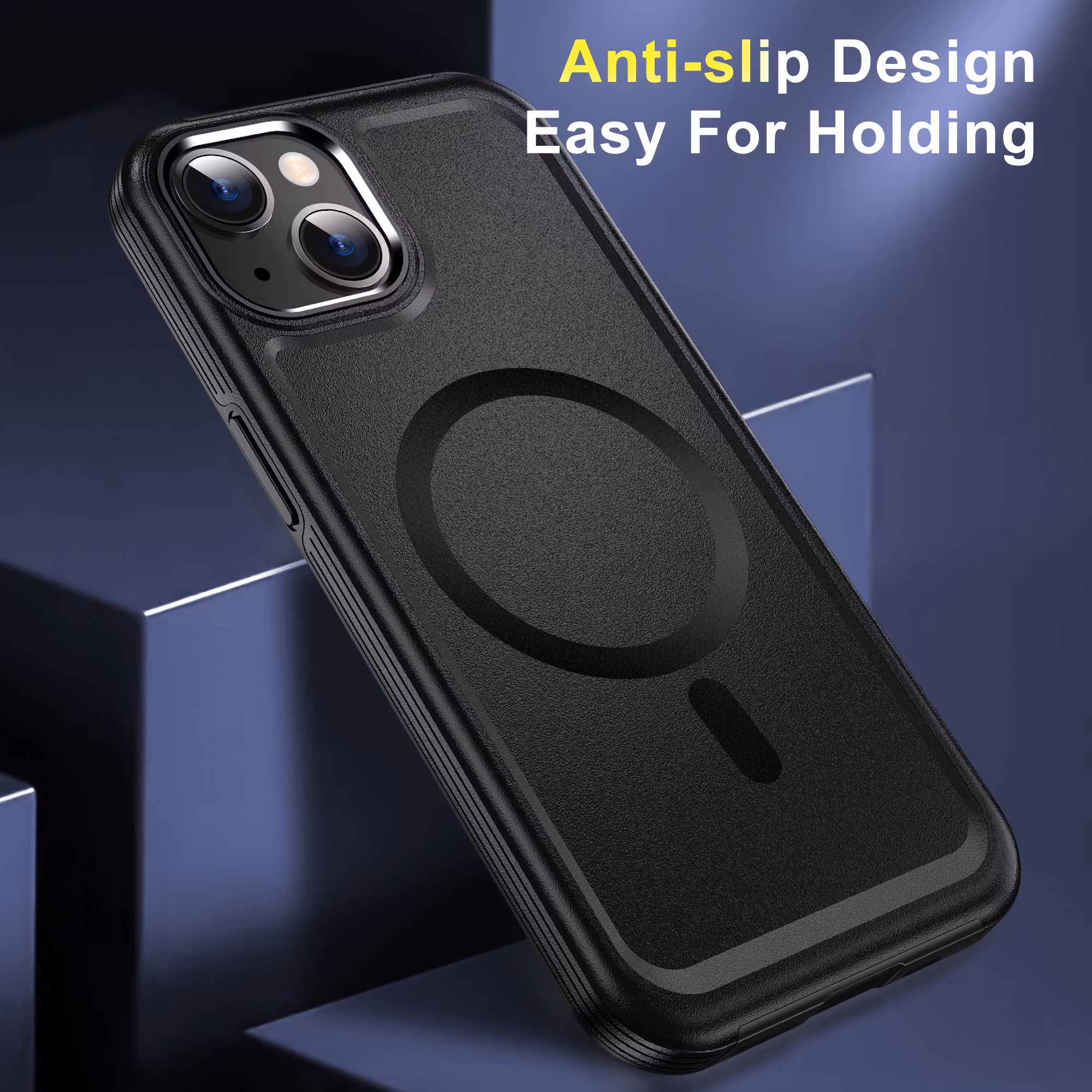 Kirin sheild Magnetiskt iPhone 15 Serie Fodral, Mag-safe skyddsfodral för iPhone 15 Serie, Dubblet skydd med en TPU-ram och en PC-bakpanel