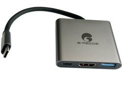 G-Recce 3-i-1 USB-C multiportadapter Sliver