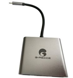 G-Recce 3-i-1 USB-C multiportadapter Sliver