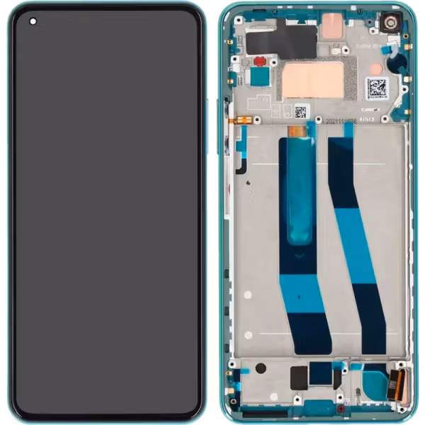 Mi 11 Lite 5G NE  After sale Front Cover Display Module-Xiaomi 11 Lite 5G NE-Green 56000Q0K9D00 Original Service Pack