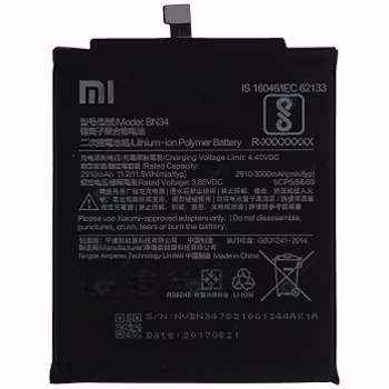 Xiaomi Redmi 5A Battery BN34 3000mah 46BN34A01085