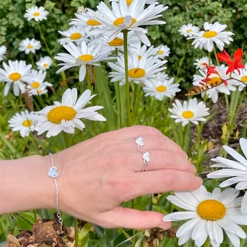 Ställbar ring med hjärta
