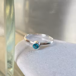 Ring med topas, stl 16,25