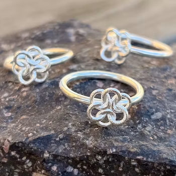 Ring blåsippa flera storlekar