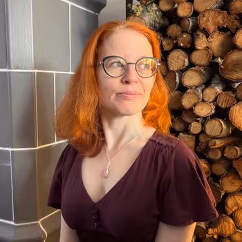 Rodokrosit och blåsippa