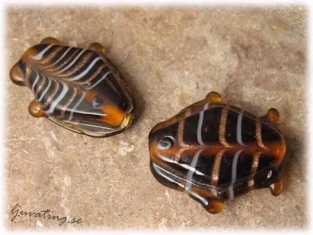 Topaz stor fisk ca 24x21 mm