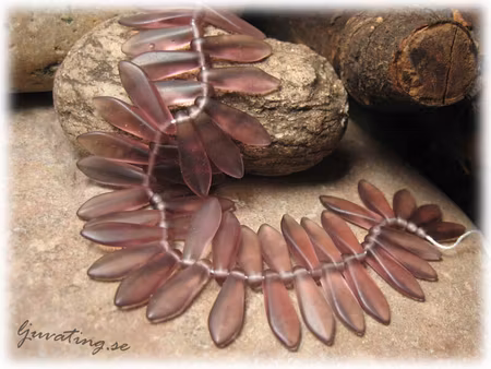 Amethyst matte daggers spjut 10-pack ca 16x5 mm