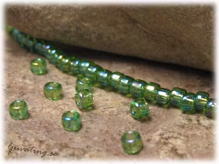 Matsuno light green transparent Rainbow 11/0