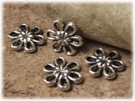 Storpack blomconnector i metall 20-pack ca 11,5 mm