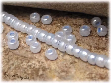 Matsuno skimrande baby blå 11/0