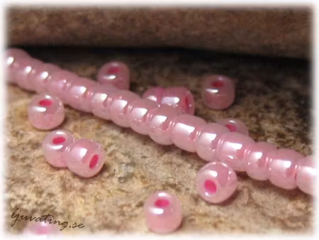 Matsuno skimrande pastell rosa 11/0