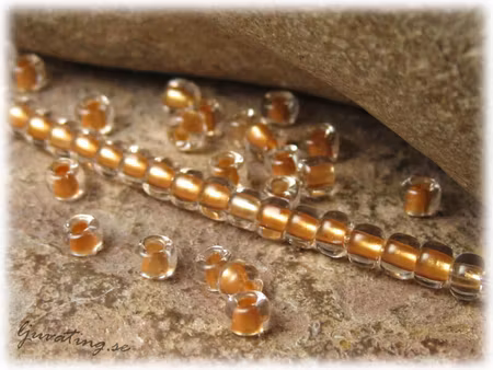 Matsuno light amber inside metallic 11/0