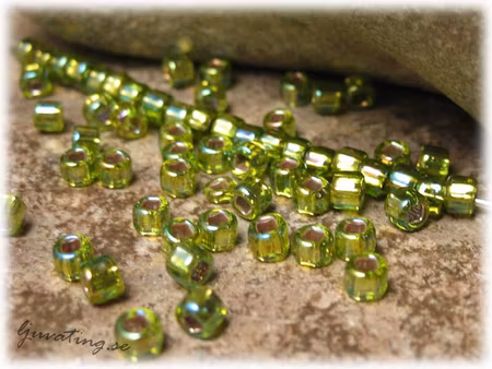 Matsuno limegrön silverlined SR rainbow 11/0