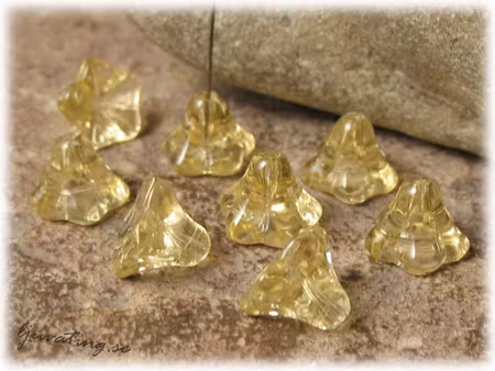 Liten änglakjol ljus gul 10-pack ca 9x7 mm