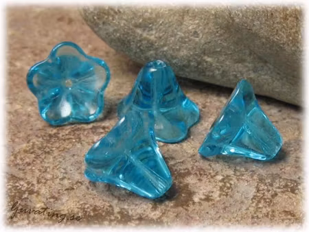 Änglakjol-blomklocka blå 10-pack ca 12x10 mm