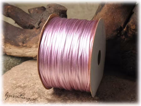 Lavendel Rattail / Satincord tjocklek ca 1 mm