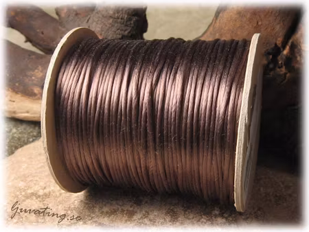Brun Rattail / Satincord tjocklek ca 2 mm