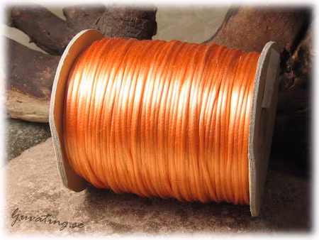 Peach Rattail / Satincord tjocklek ca 2 mm