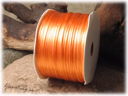 Peach Rattail / Satincord tjocklek ca 1 mm
