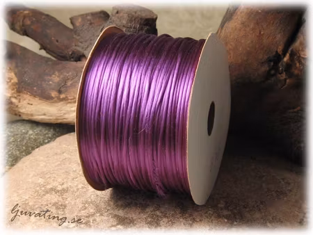 Lila Rattail / Satincord tjocklek ca 1 mm