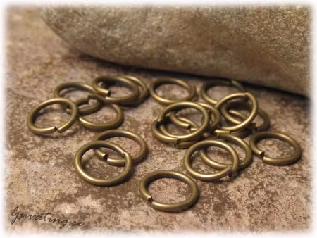 Bindringar robusta antik bronsfärgade 20-pack 8mm